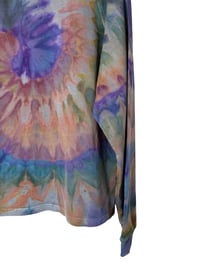 Image 11 of M 100% Cotton French Terry Sweatsuit Set in Autumn Spiral Ice Dye