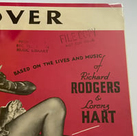 Image 2 of Lover from Words and Music, framed 1948 vintage sheet music