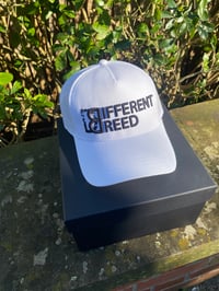 White trucker cap