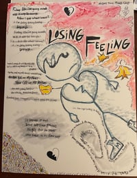 Losing Feeling Lyric Sheet 9x12 SIGNED 