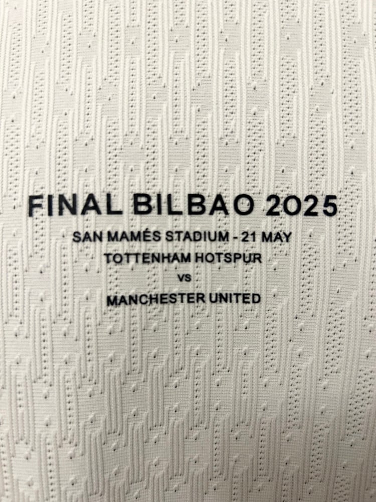 Image of PRE ORDER: Tottenham Hotspur “VAN DE VEN 37” Vaporknit 2024/25 Home Europa Final Shirt,  (L)