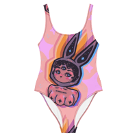 Image 1 of Oh hello Bunny One-Piece Swimsuit