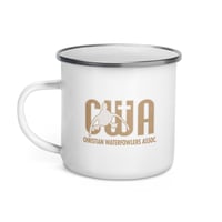 Image 1 of Christian Waterfowlers Branded Enamel Mug