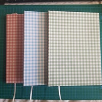 Image 1 of Plaid Hardcover handmade Notebook 