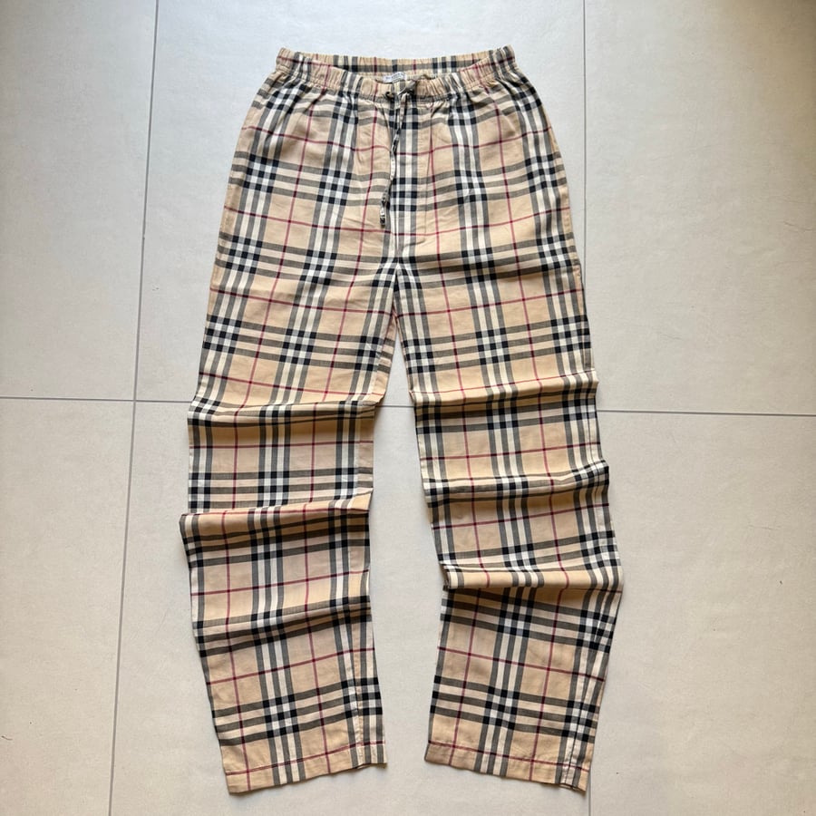 Image of 2000s Burberry Pyjama Bottoms, size Small