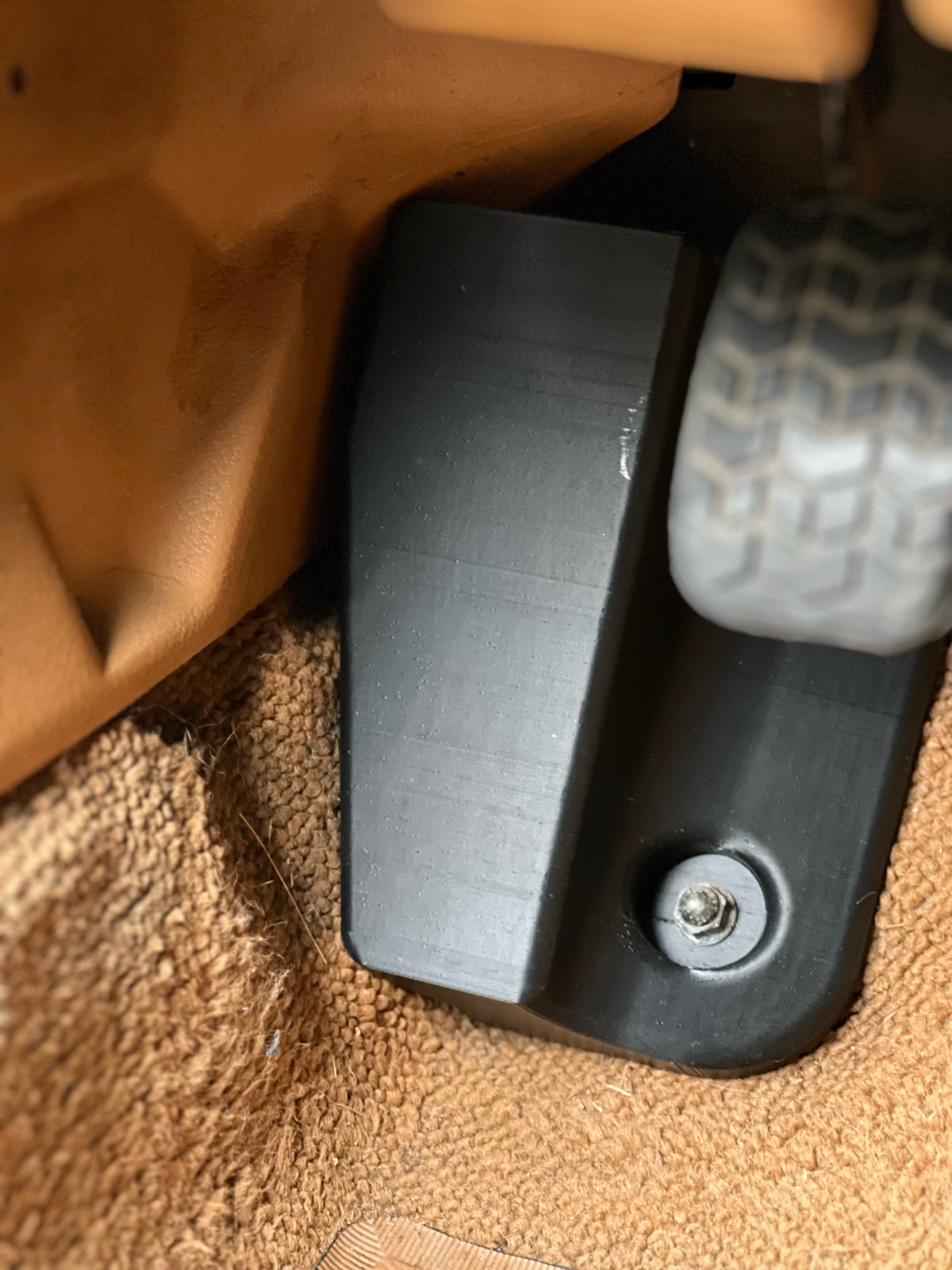 Miata Shortened Dead Pedal