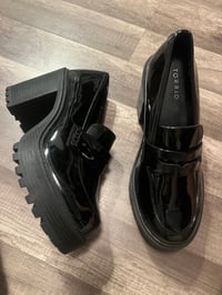 Image 1 of patent platform loafers 