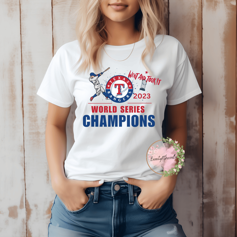 Image of Texas Rangers World Series Champions T-shirt