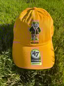 Image of Aggie Polo Bulldog Dad Hat-Aggie Gold