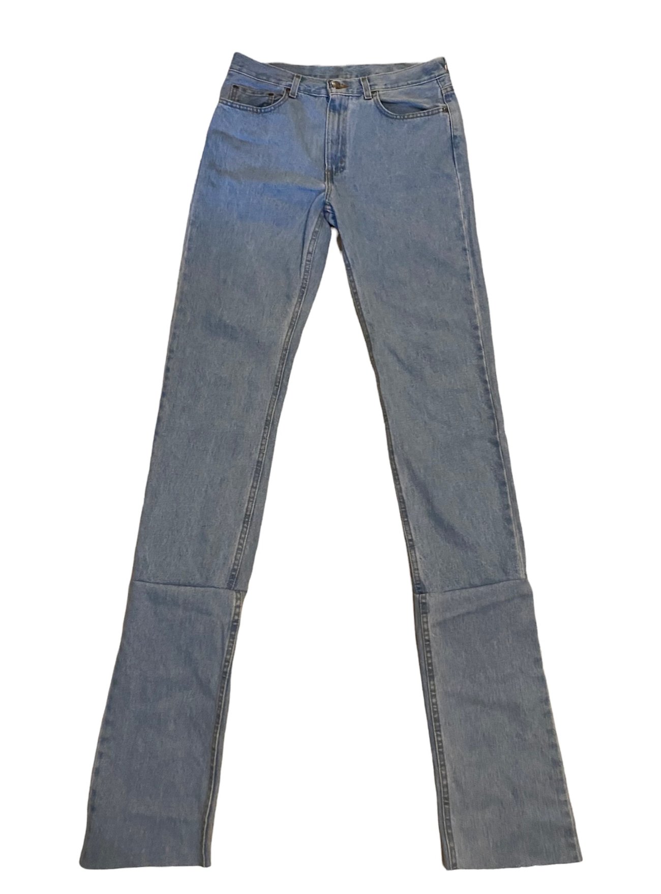 Blue Denim Stacked CUSTOM Jeans | PressurePants