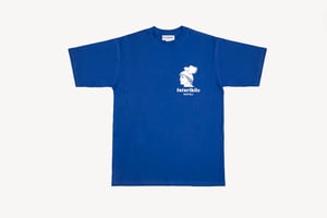 Futuribile Blue T-Shirt, White Logo