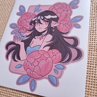 Image 3 of Peony Lady sticker