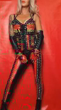 Image 5 of GUN'S N ROSES NIGHTTRAIN LACE UP TOP