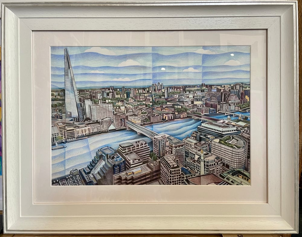 Image of View from the Sky Garden Print
