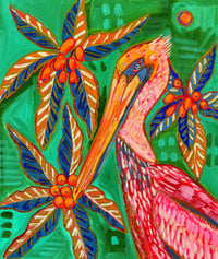 Image 1 of Florida Brown Pelican and Loquat
