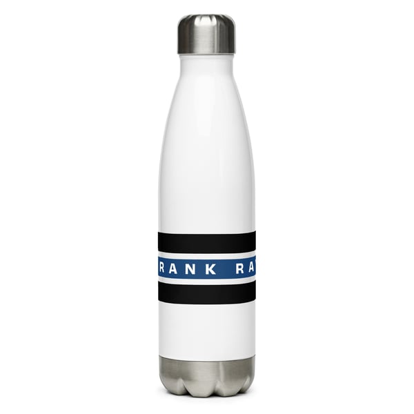 Image of Thin Blue Line stainless steel water bottle