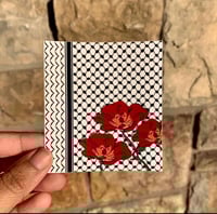 Keffiyeh & Palestinian Poppies Sticker