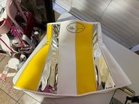 Yellow/Silver Flare Skirt