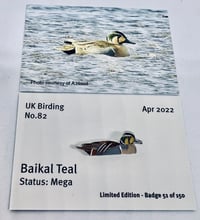 Image 1 of Baikal Teal - No.82 UK Birding Pins - Enamel Pin Badge