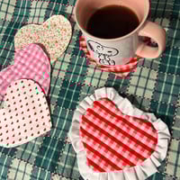Image 3 of heart coasters