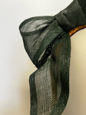 Image of Forest green bow 