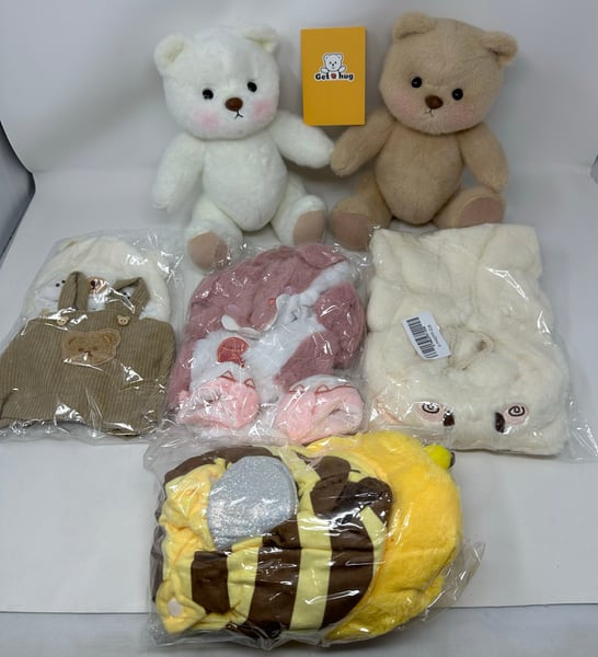Image of 2 Get Hug Bears with 4 outfits Free Shipping 
