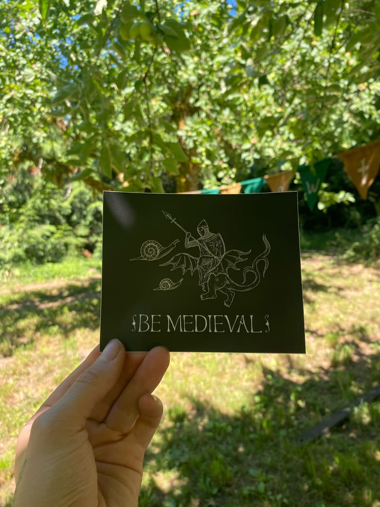 Be Medieval Sticker Image 2