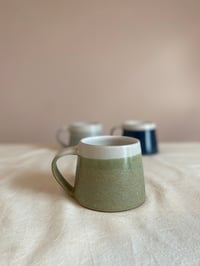 Image 1 of Tapered mug green