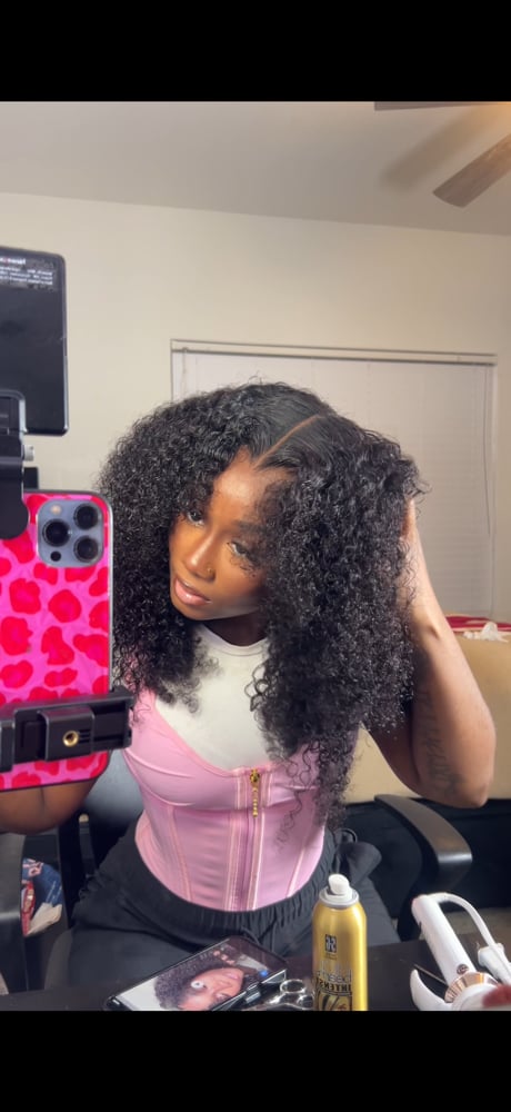 Image of 18” Burmese Curly 5X5 Lace Closure