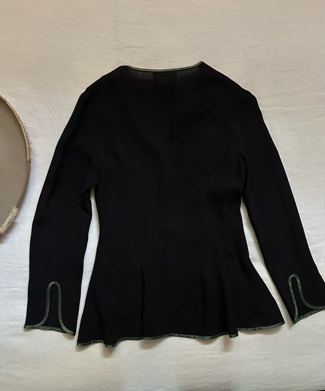 late 60s Ossie Clark jacket blouse 