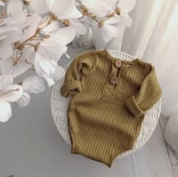 Image 1 of Photoshooting | 12-18 months boys bodysuit Asher | camel