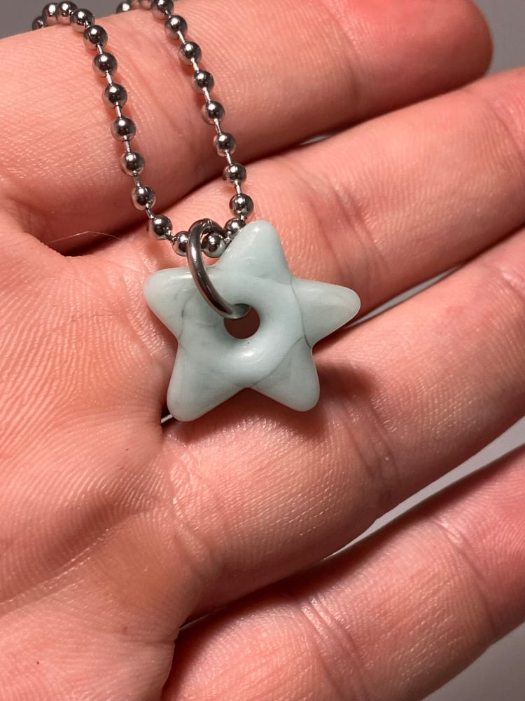 Image of micro lightest blue star