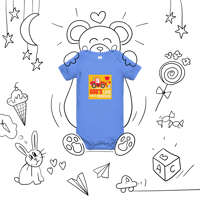 Image 2 of Baby short sleeve one piece (God's love moves mtn.)