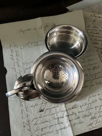 Image 2 of Sublime passe-thé, avec récipient, plaqué argent, poinçonné, vintage