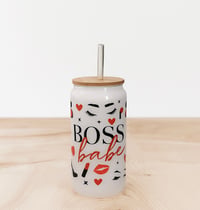 Boss Babe Glass Tumbler – 16oz