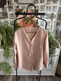 Image 1 of Light weight button down top