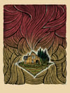 Divided Sky Red Sunrise Colorway