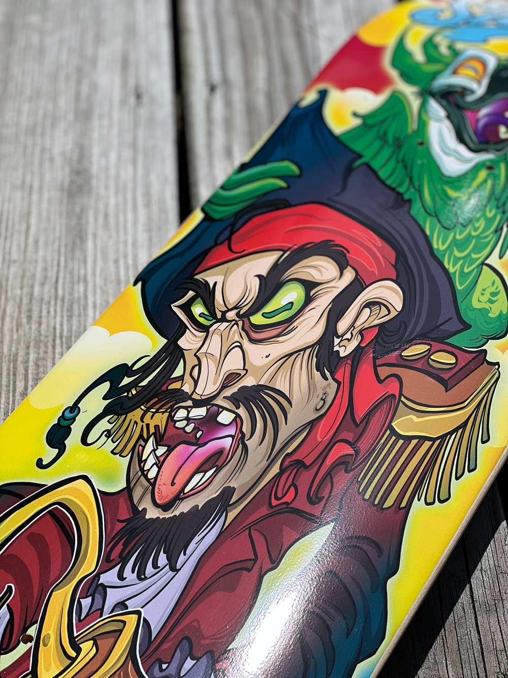 Slowdown Pirate And Parrot Deck