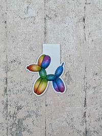 Image 4 of Bright Balloon Dog Magnetic Bookmark