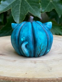 Image 4 of Painted Meowkin Sculpture