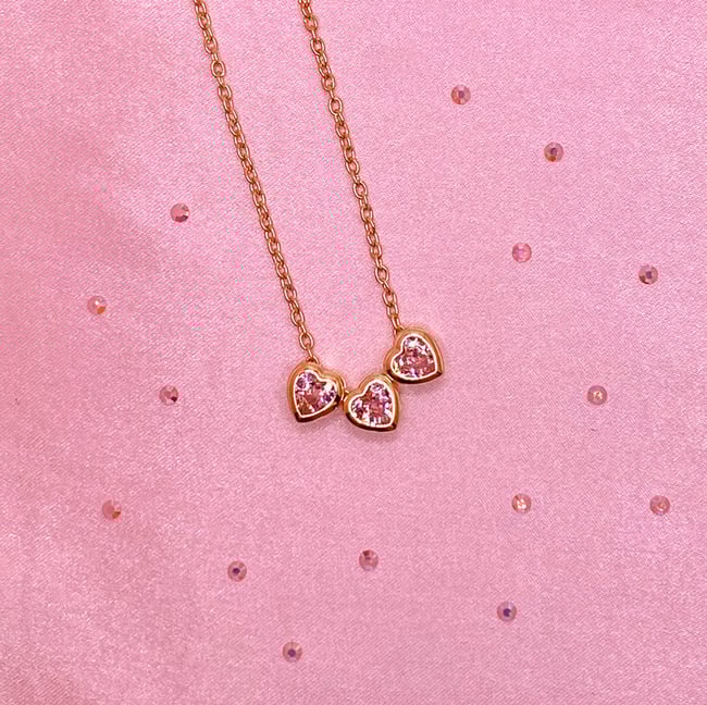 Three Hearts Necklace