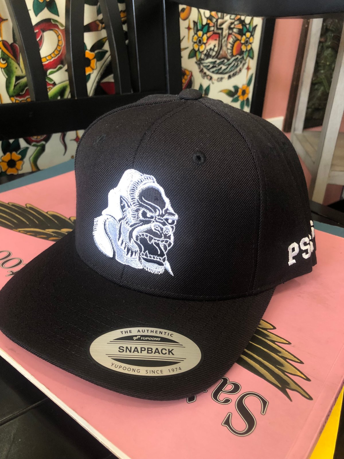 Image of Black gorilla hat 