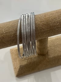 silver bangle set