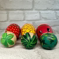 Image 2 of Fruit Peg Dolls - Strawberry/ Watermelon/ Pineapple - Set of 3