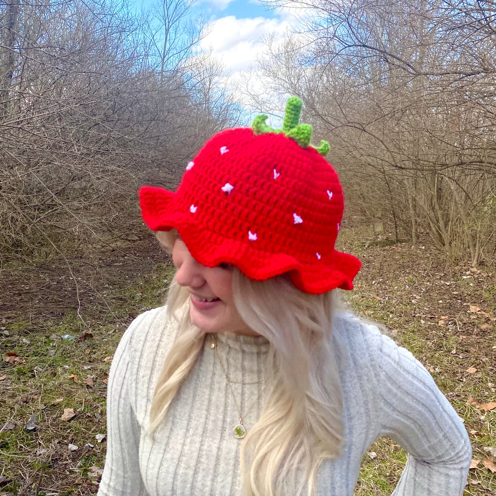 Image of strawberry hat