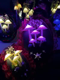 Image 5 of Mushroom wooden frame LED