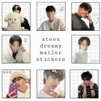 Ateez: White Mailer Stickers