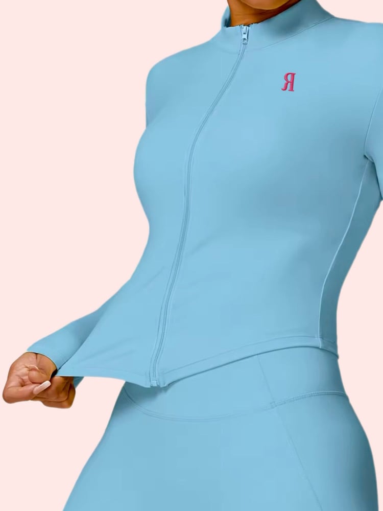 Image of SKY BLUE ZIPPER 