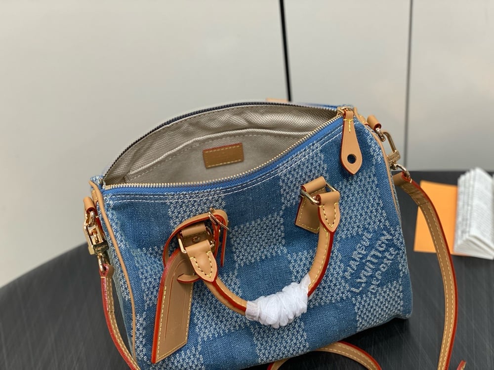 LV Denim Speedy