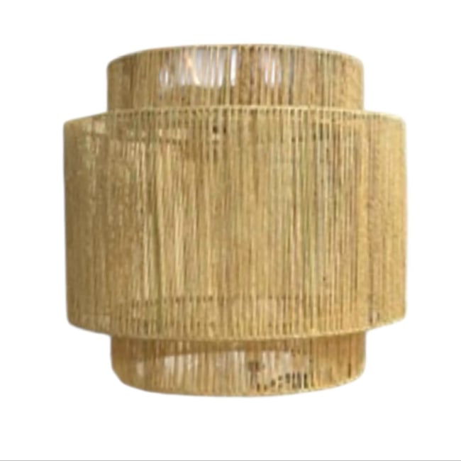 Tiered Jute Chandelier